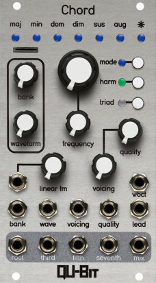 Eurorack Module Chord v2 (Silver Panel) from Qu-Bit Electronix
