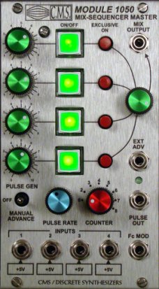 Eurorack Module 1050 Mix-Sequencer Master from CMS