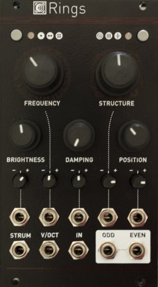 Eurorack Module Mutable Instruments Rings (Black Magpie panel) from Other/unknown