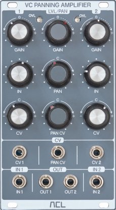 Eurorack Module VC PANNING AMPLIFIER from ACL