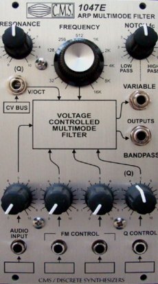 Eurorack Module 1047E Arp Multimode Filter (old knobs) from CMS