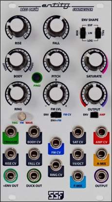 Eurorack Module Entity Bass Drum Synthesizer from Steady State Fate