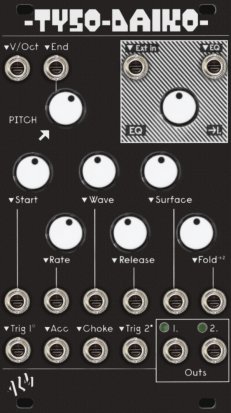 Eurorack Module Tyso Daiko from ALM Busy Circuits
