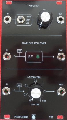 Eurorack Module SYS-700 Amp./Env. Foll./Integrator 707 from Pharmasonic