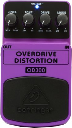 Pedals Module OD300 Overdrive Distortion from Behringer