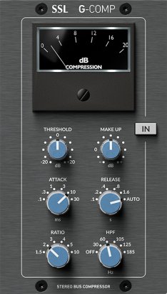 500 Series Module Stereo Bus Compressor Module from Solid State Logic