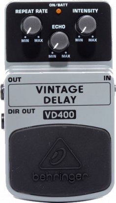 Pedals Module VD400 Vintage Delay from Behringer