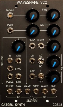 Frac Module Catgirl Synth Waveshape VCO from Other/unknown