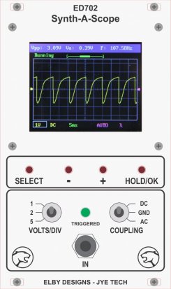 Eurorack Module ED702 - Synth-A-Scope from Elby Designs