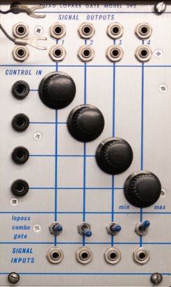 Buchla Module Quad Lopass Gate Model 292 from Other/unknown