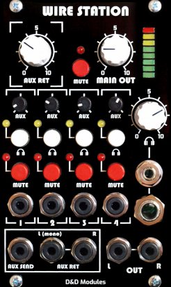 Eurorack Module Wire Station (Black Edition) from D&D Modules