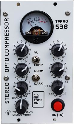 500 Series Module 538 Stereo Opto Compressor from tfpro