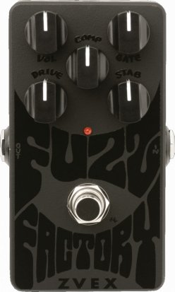 Pedals Module Black on Black Fuzz Factory from Zvex
