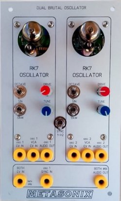 Serge Module Dual Brutal Oscillator  from Metasonix