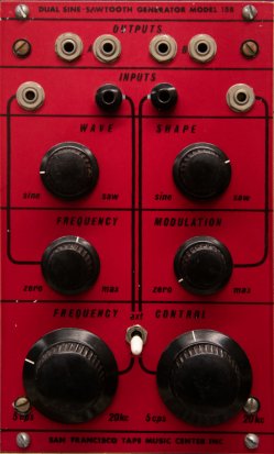 Buchla Module Dual Sin Sawtooth Generator Model 158 (Acid Red) from Other/unknown