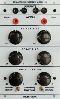 Buchla Module Dual Attack Generator Model 180 from Other/unknown