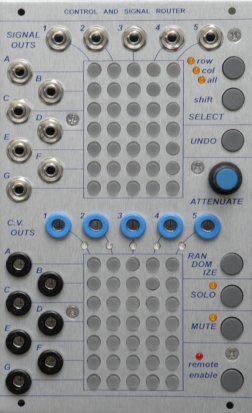 Buchla Module Control and Signal Router from Studio H