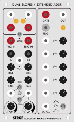 Serge Module Dual Slopes / Extended ADSR from Random*Source