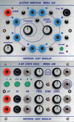 Buchla Module NLM - hED Electric Dompteur & h8B 8-bit Synth Voice from Northern Light Modular