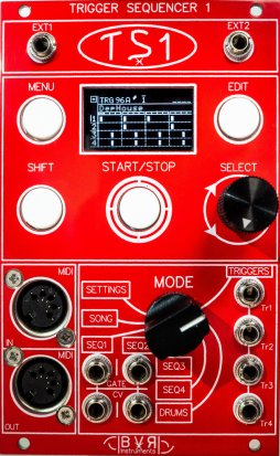 Eurorack Module TS1 Eurorack Trigger Sequencer from Bvr-Instruments
