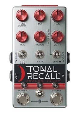 Pedals Module Tonal Recall Red Knob Mod from Chase Bliss Audio