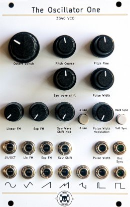 Eurorack Module VCO-1 The oscillator one from Skull & Circuits
