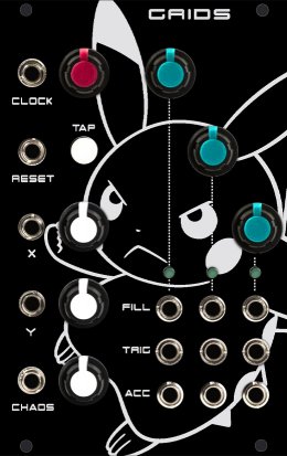 Eurorack Module Grids Pikachu Black from Mutable instruments