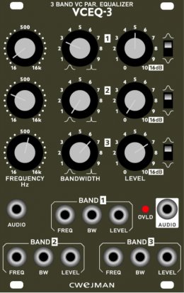 Eurorack Module VCEQ-3 from Cwejman