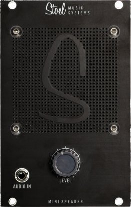 Eurorack Module Mini Speaker, Dark Mode from Stoel Music Systems