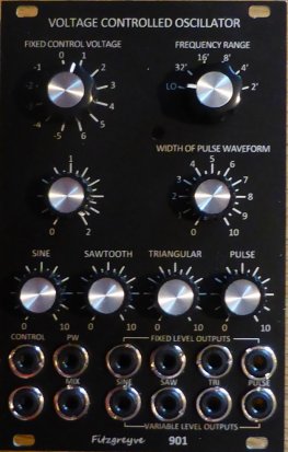 Eurorack Module 901 Voltage Controlled Oscillator from Fitzgreyve Synthesis