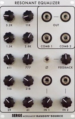 Eurorack Module R*S Resonant Equalizer 16hp Panel from Other/unknown