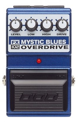 Pedals Module FX102 Mystic Blues Overdrive from DOD