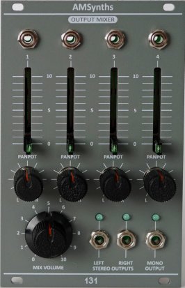 Eurorack Module AM8131 Audio Mixer from AMSynths