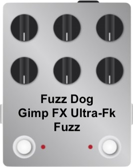 Pedals Module Fuzz Dog Gimp FX Ultra-FK Fuzz from Other/unknown