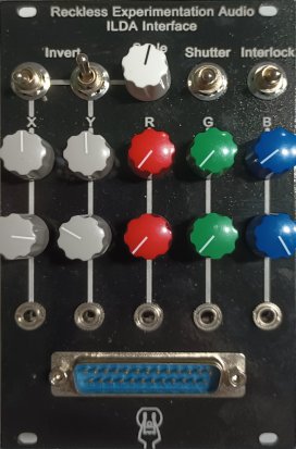 Eurorack Module ILDA Interface Module from Reckless Experimentation Audio