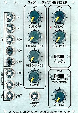Eurorack Module SY01 Synthesizer from Analogue Solutions