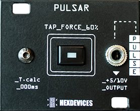 Eurorack Module Pulsar from Hexdevices