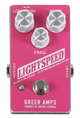 Pedals Module Greer Amps Lightspeed Organic Overdrive (Pink/White) from Other/unknown