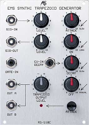 Eurorack Module RS-510E Trapezoid Generator from Analogue Systems