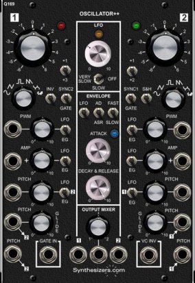 MU Module Q169 Oscillator++ from Synthesizers.com