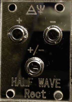 Eurorack Module HALF WAVE Rect (Mirror) from Analog Ordnance