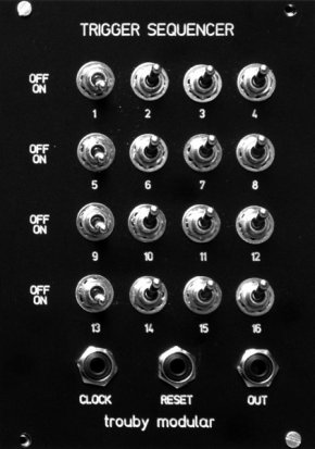 Eurorack Module Trigger Sequencer from trouby modular