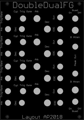Eurorack Module Double Dual Function Generator from Other/unknown
