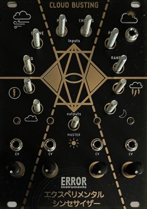 Eurorack Module Cloudbusting Gold XP 2021 Black Gold from Error Instruments