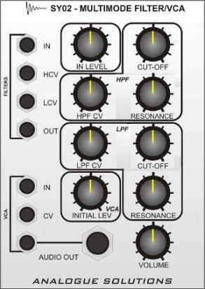 Eurorack Module SY-02 Multimode Filter from Analogue Solutions