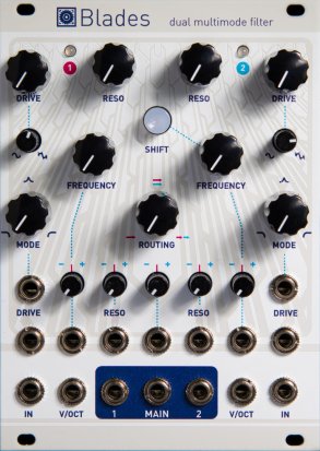 Eurorack Module Mutable Instruments Blades (Magpie White Aluminum) from Other/unknown