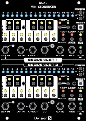 Eurorack Module Dual Mini Sequencer from Division 6