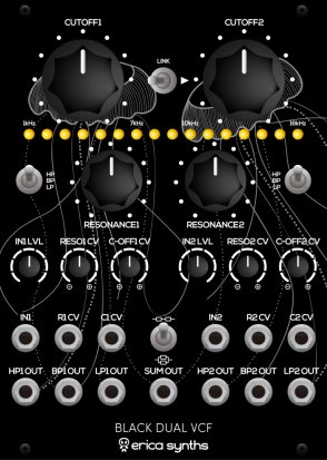 Eurorack Module Dual VCF from Erica Synths