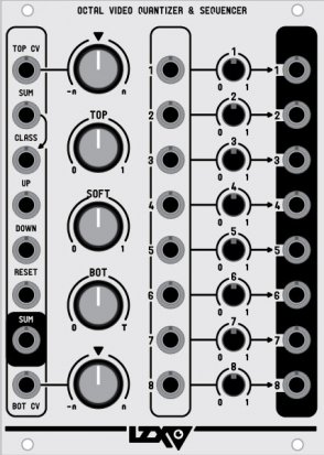 Eurorack Module Octal Video Quantizer & Sequencer from LZX Industries