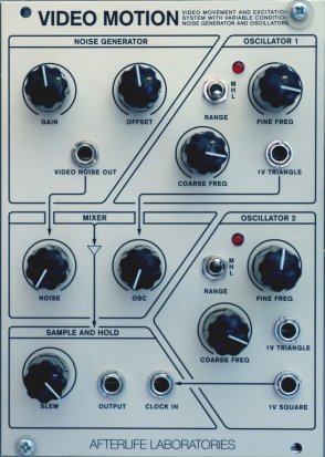 Eurorack Module Video Motion from Afterlife Laboratories